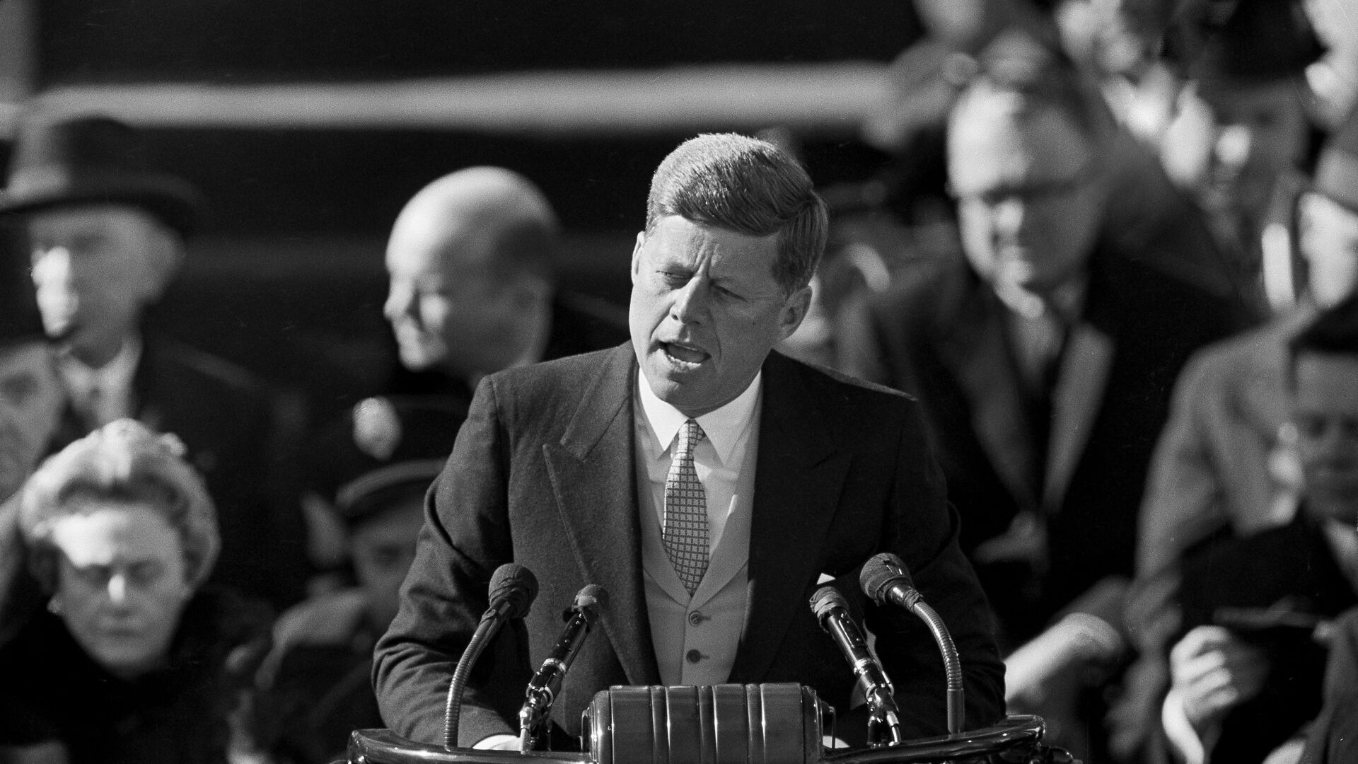 Инаугурационная речь Джона Кеннеди, 1961 год - РИА Новости, 1920, 15.12.2021