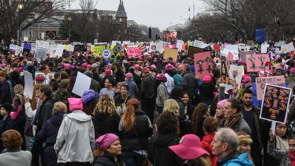 Марш женщин в Вашингтоне. 21 января 2017 год
