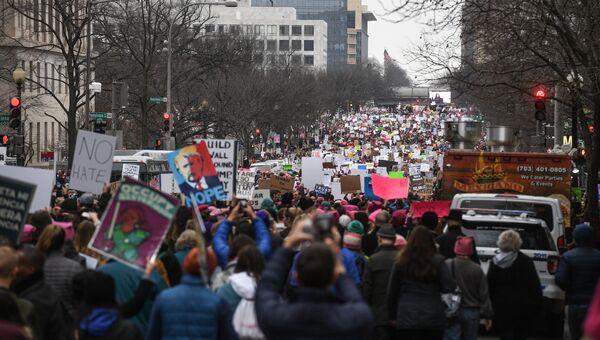 Марш женщин в Вашингтоне. 21 января 2017 год