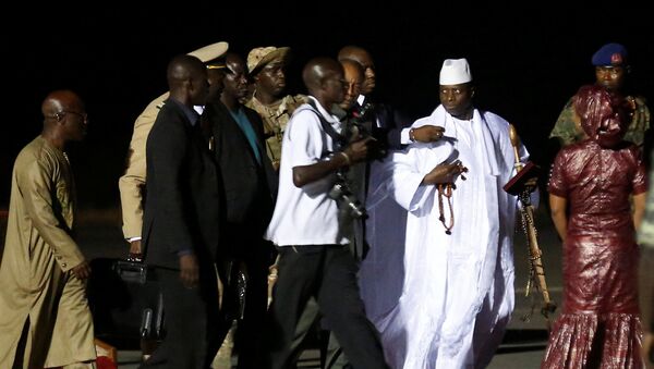 Бывший президент Гамбии Яйя Джамме покинул страну, 21 января 2017