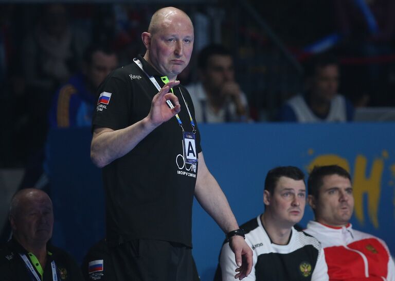 Гандбол. Чемпионат мира. Матч Россия - Франция