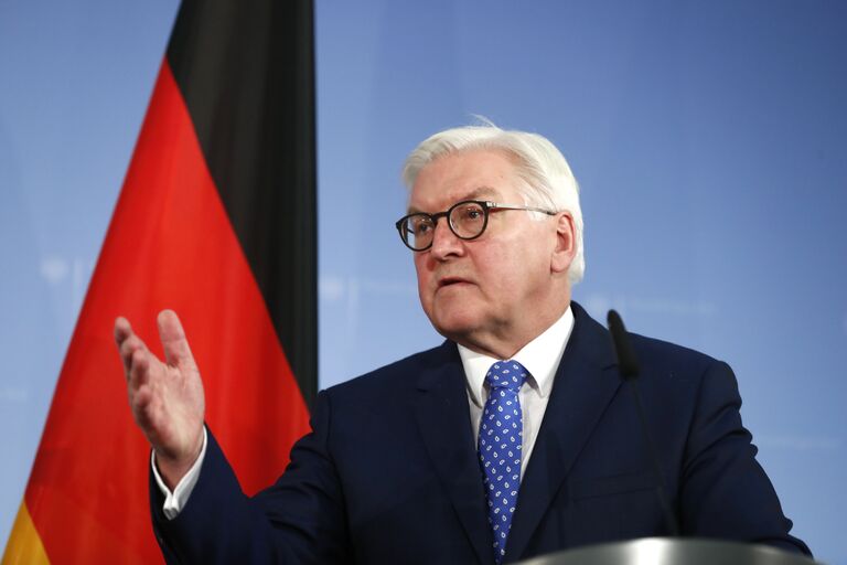 Министр иностранных дел Германии Франк-Вальтер Штайнмайер в Берлине Министр иностранных дел Германии Франк-Вальтер Штайнмайер в Берлине