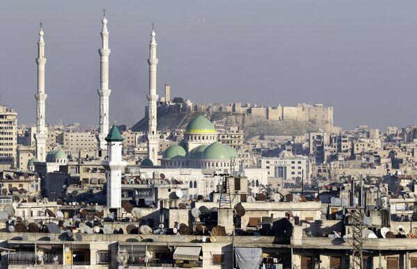 Цитадель Алеппо и мечеть президента, Сирия