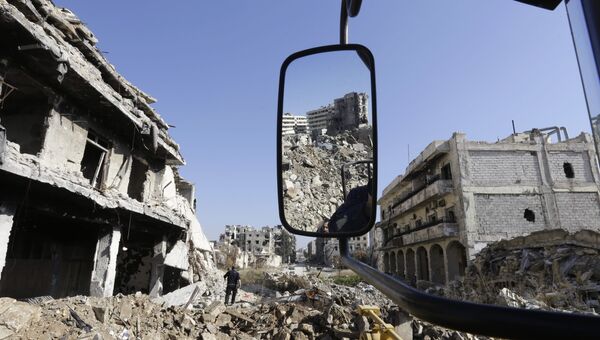 Ситуация в Алеппо, 22 января 2017. Архивное фото