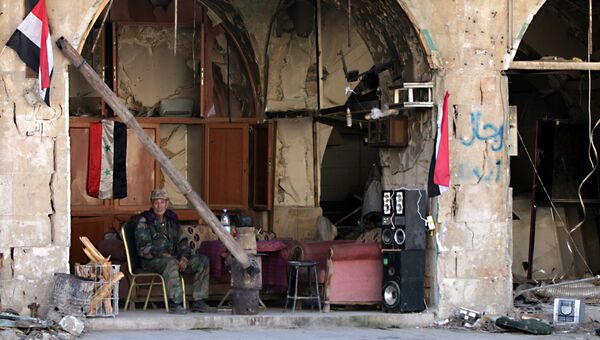 Возле Цитадели Алеппо. Архивное фото