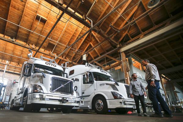 Беспилотный грузовики в Сан-Франциско