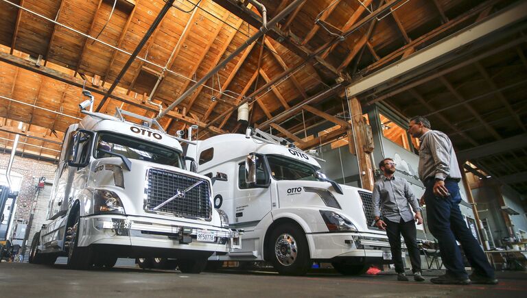 Беспилотный грузовики в Сан-Франциско