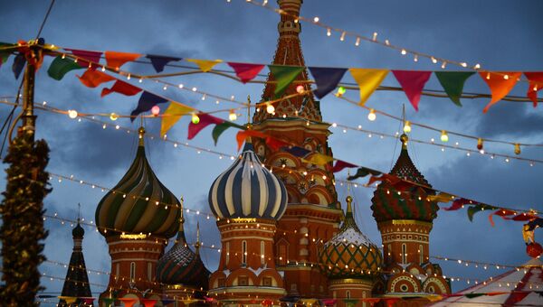 Храм Василия Блаженного на Красной площади в Москве. Архивное фото