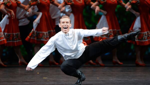 Русский народный танец. Архивное фото