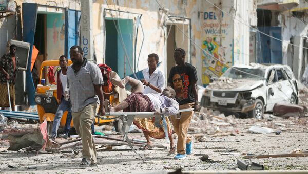 Нападение боевиков на отель в столице Сомали Могадишо. 25 января 2017