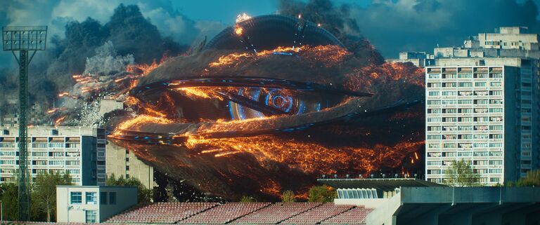 Кадр из фильма Притяжение, реж. Ф.Бондарчук Кадр из фильма Притяжение, реж. Ф.Бондарчук