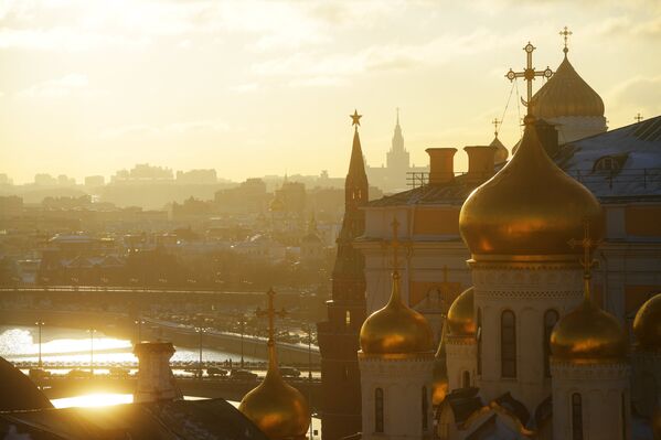 Вид Москвы с колокольни Ивана Великого