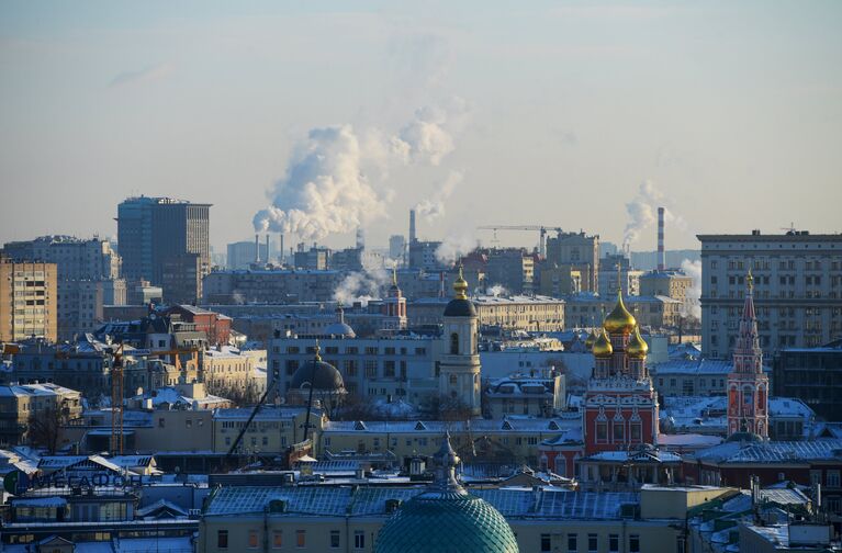 Вид Москвы с колокольни Ивана Великого