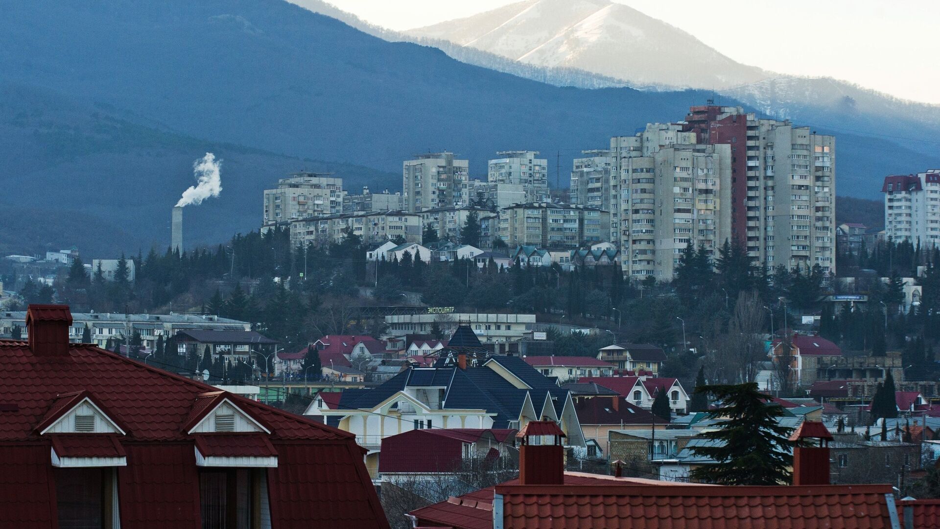 Жилые кварталы в Алуште - РИА Новости, 1920, 30.03.2022