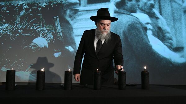  Церемония зажжения свечей, посвященная Международному дню памяти жертв Холокоста, Москва