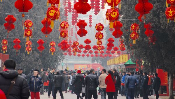 Празднование китайского Нового года в 2017 году