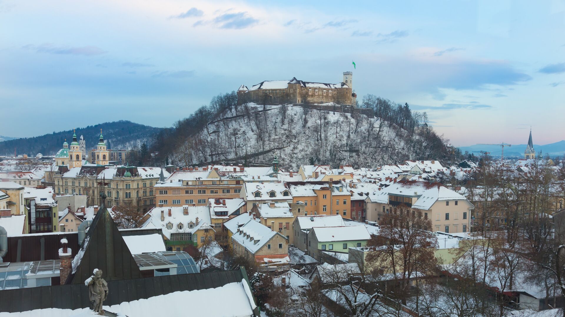 Панорама Любляны, Словения. Архивное фото - РИА Новости, 1920, 31.12.2017