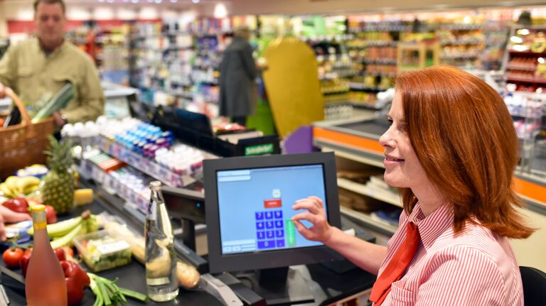 Касса в супермаркете Касса в супермаркете