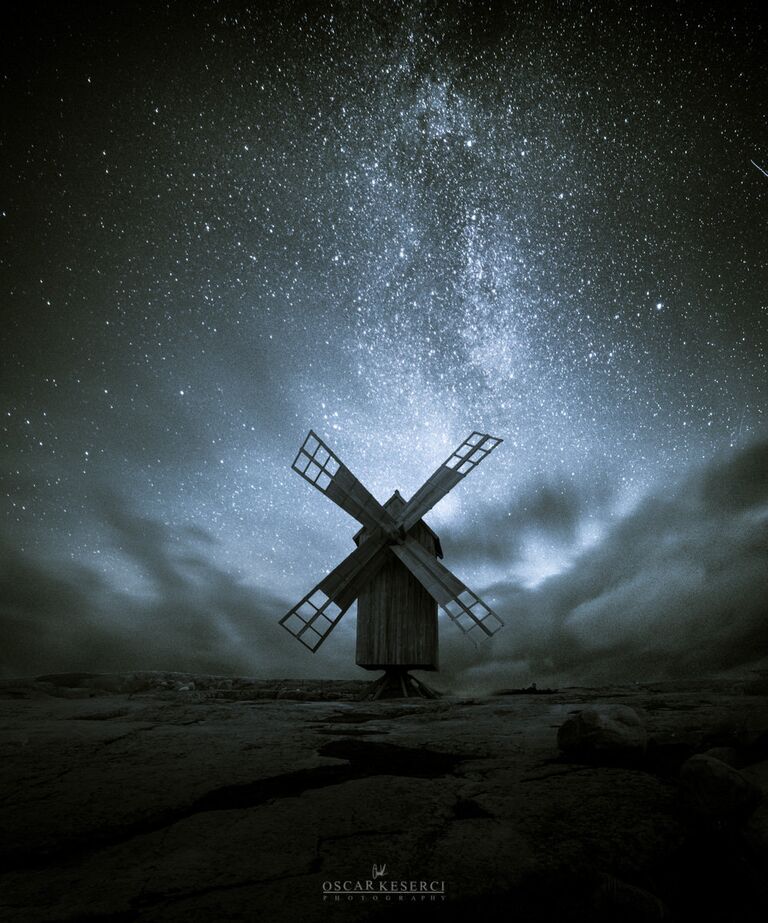 Работа фотографа Oscar Keserci The old windmill, Юрмо, Финляндия