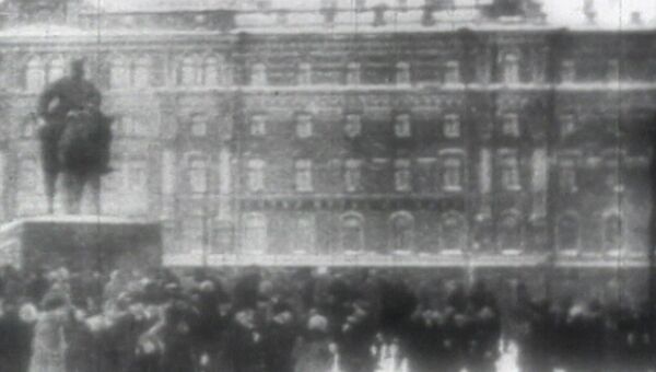 145-тысячная стачка в Петрограде. Съемки 1917 года