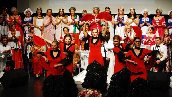 Женский хор в Турции дал концерт в память о погибших артистах ансамбля Александрова