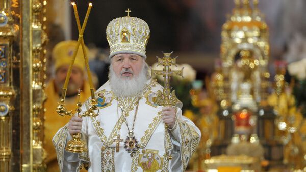 Церемония интронизации патриарха Московского и всея Руси Кирилла. Архивное фото