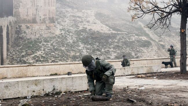 Военнослужащий в Сирии. Архивное фото