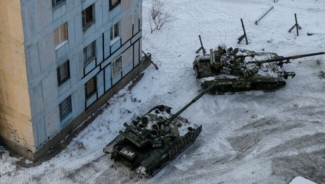 Танки ВСУ в Авдеевке