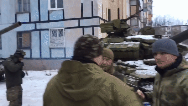 Украинские танки вошли в Авдеевку. Архивное фото
