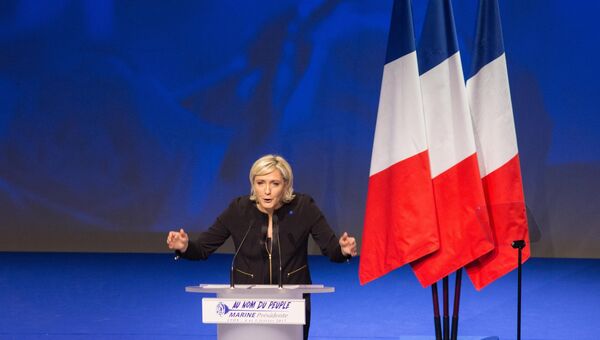 Предвыборная кампания кандидата на пост президента Франции Марин Ле Пен. 5 февраля 2017