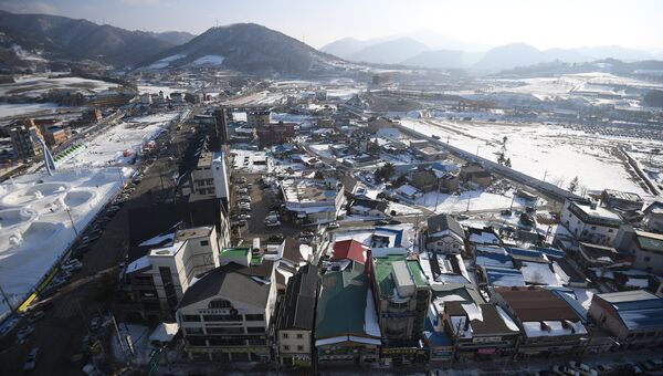 Вид на один из районов в Пхенчхане. Архивное фото