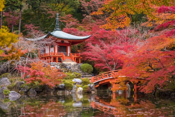 Храм Дайгодзи в Киото, Япония