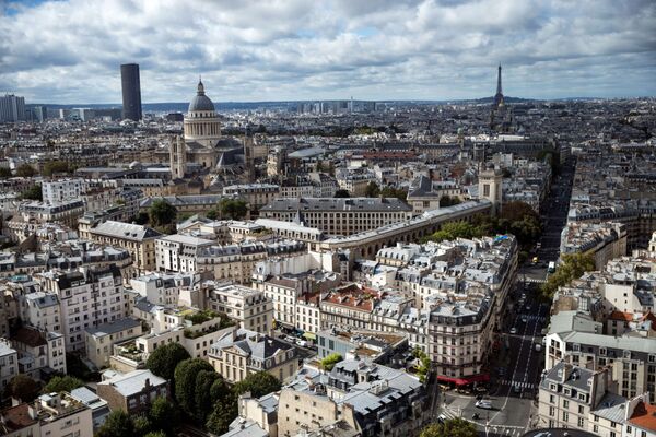 Париж с высоты причьего полета