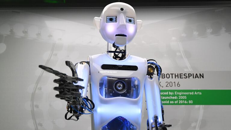Робот производства Engineered Arts в Музее науки в Лондоне