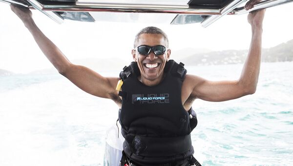 Барак Обама на отдыхе. Архивное фото