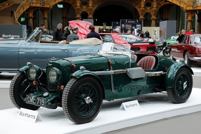 Aston Martin Ulster Two-seater Sports на выставке старинных автомобилей аукционного дома Bonhams