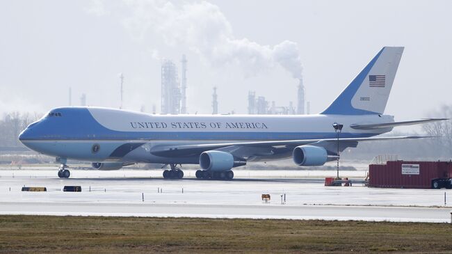 Самолет Boeing-747 президента США Дональда Трампа (Air Force One). Архивное фото