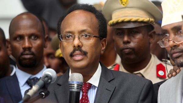 Президент Сомали Мохамед Абдуллахи Мохамед. 8 февраля 2017 год