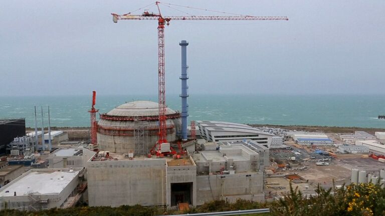 Архивные кадры АЭС Фламанвильво Франции, где произошел взрыв