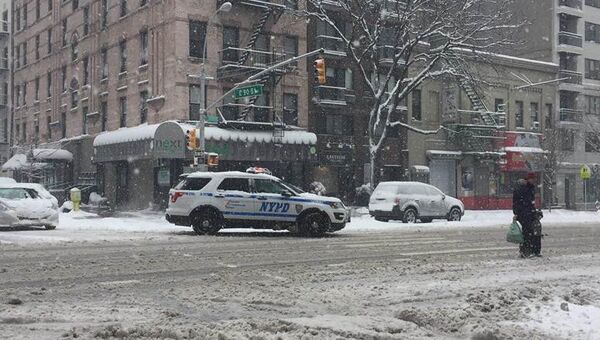 Зимний шторм в Нью-Йорке, 9 февраля 2017