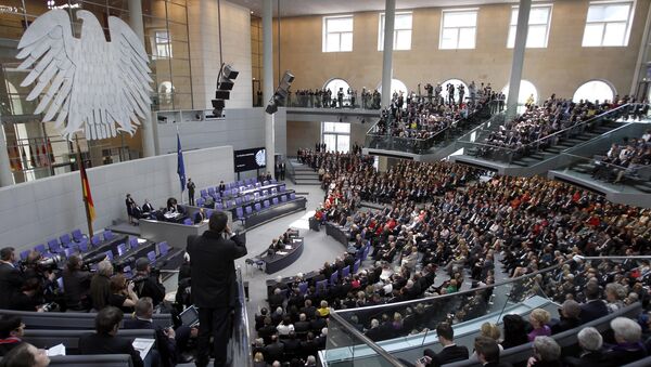 Здание рейхстага, где 18 марта 2012 года немецкие законодатели собрались, чтобы избрать нового президента страны