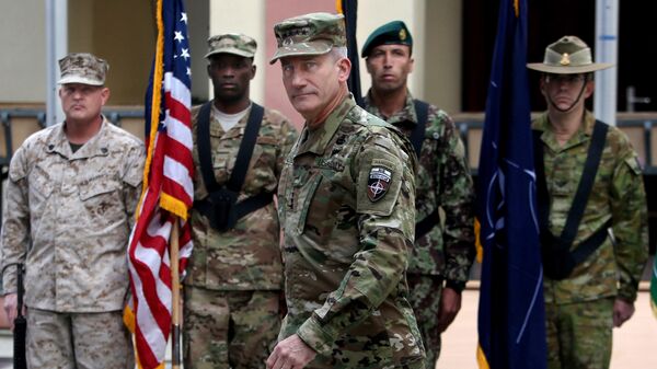 Командующий силами США в Афганистане генерал Джон Николсон. Архивное фото