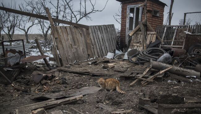 Ситуация после обстрелов. Архивное фото