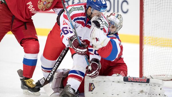 Хоккеисты сборной России переиграли команду Чехии в матче третьего тура шведского этапа Евротура