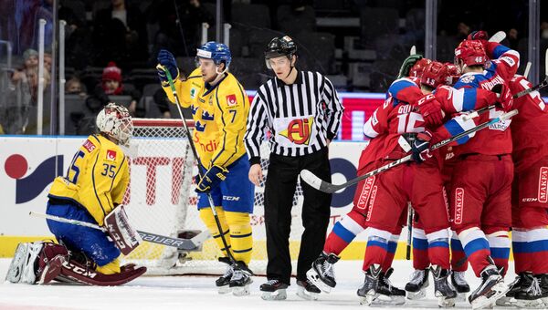 Хоккеисты сборной России переиграли команду Чехии в матче третьего тура шведского этапа Евротура