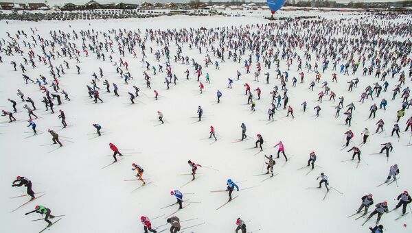 Всероссийская массовая лыжная гонка Лыжня России - 2017