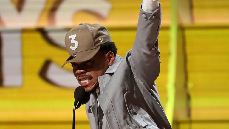 Реппер Chance the Rapper на церемонии вручения Грэмми