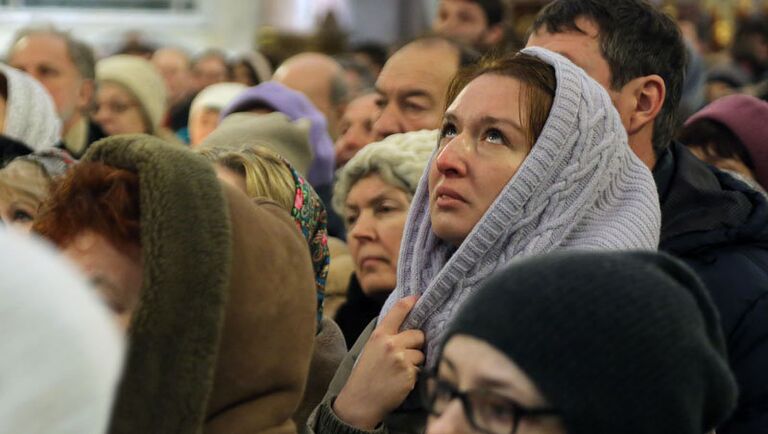 Божественная литургия в Исаакиевском соборе