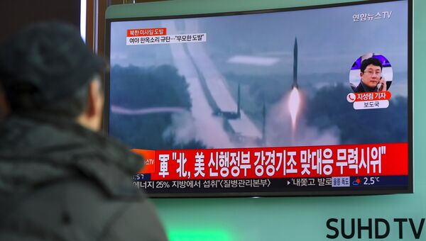 Северная Корея запустила баллистическую ракету 12 февраля 2017