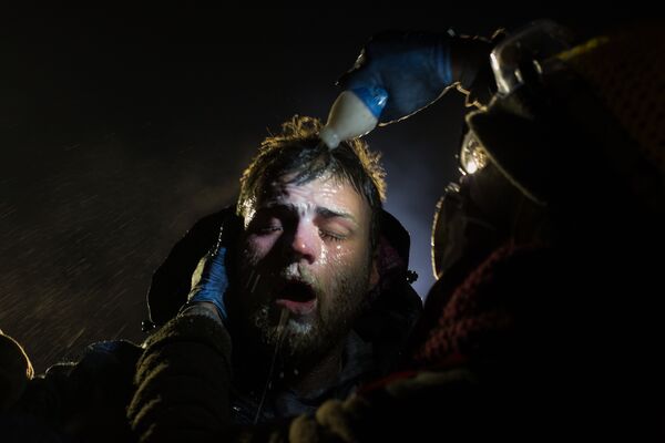 Standing Rock фотографа Amber Bracken занявшего первое место в категории Проблемы современности в фотоконкурсе World Press Photo